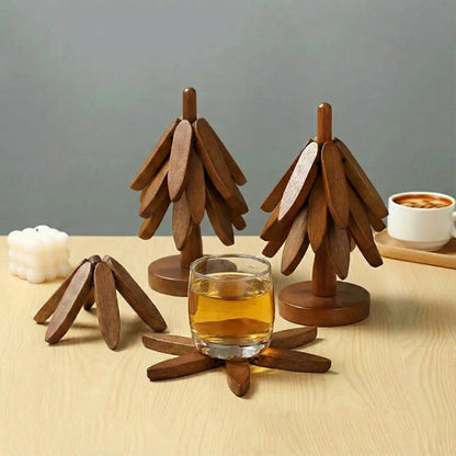 Dessous de plat pliable en bois Oralysse