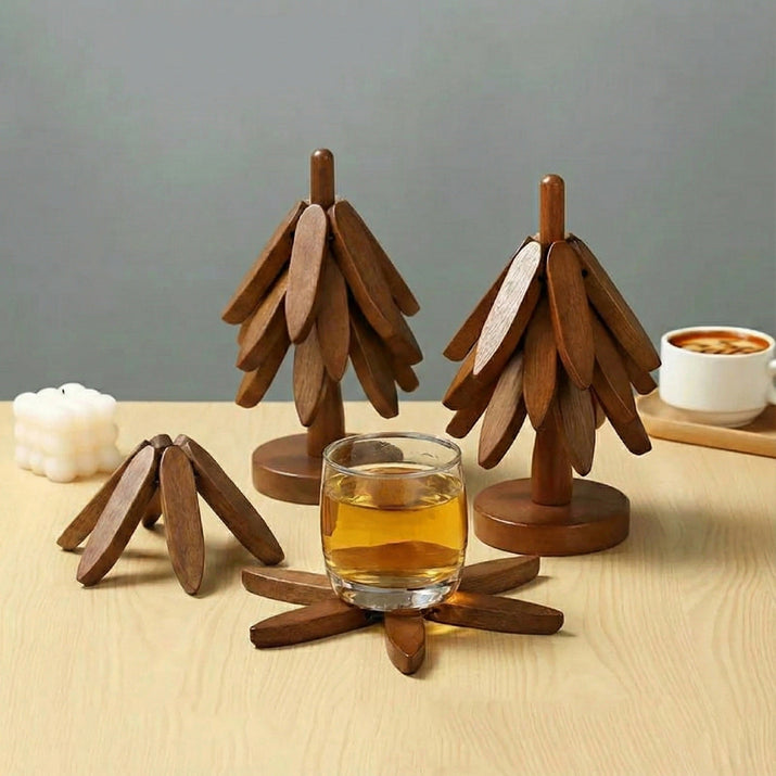 Dessous de plat pliable en bois Oralysse