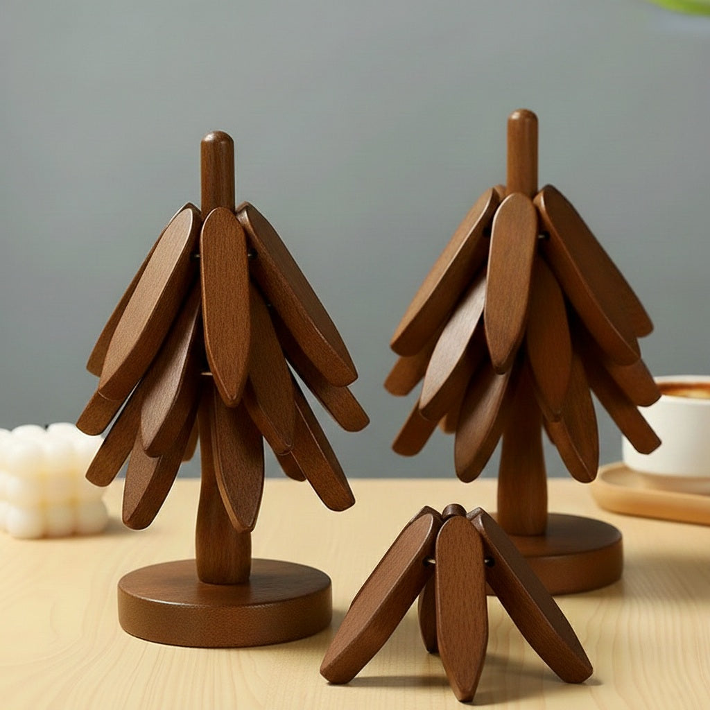 Dessous de plat pliable en bois Oralysse