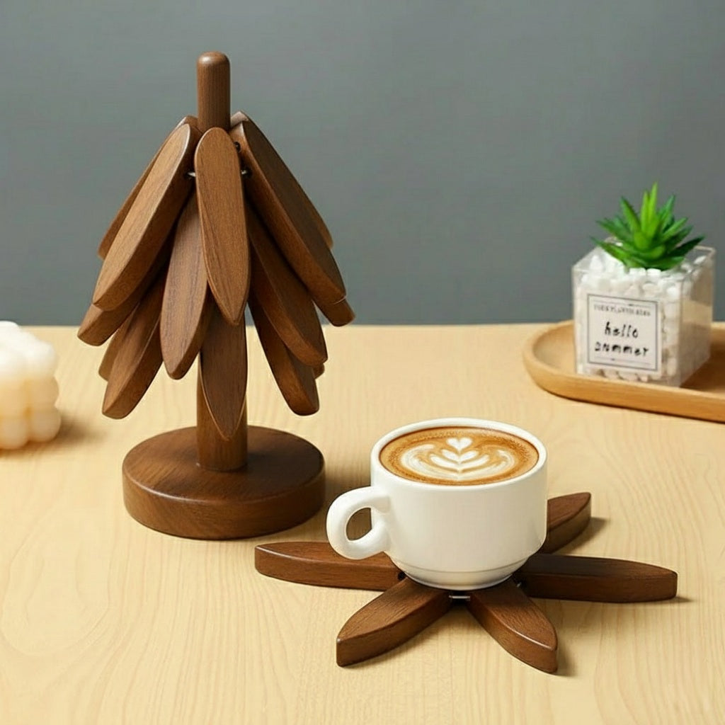 Dessous de plat pliable en bois Oralysse