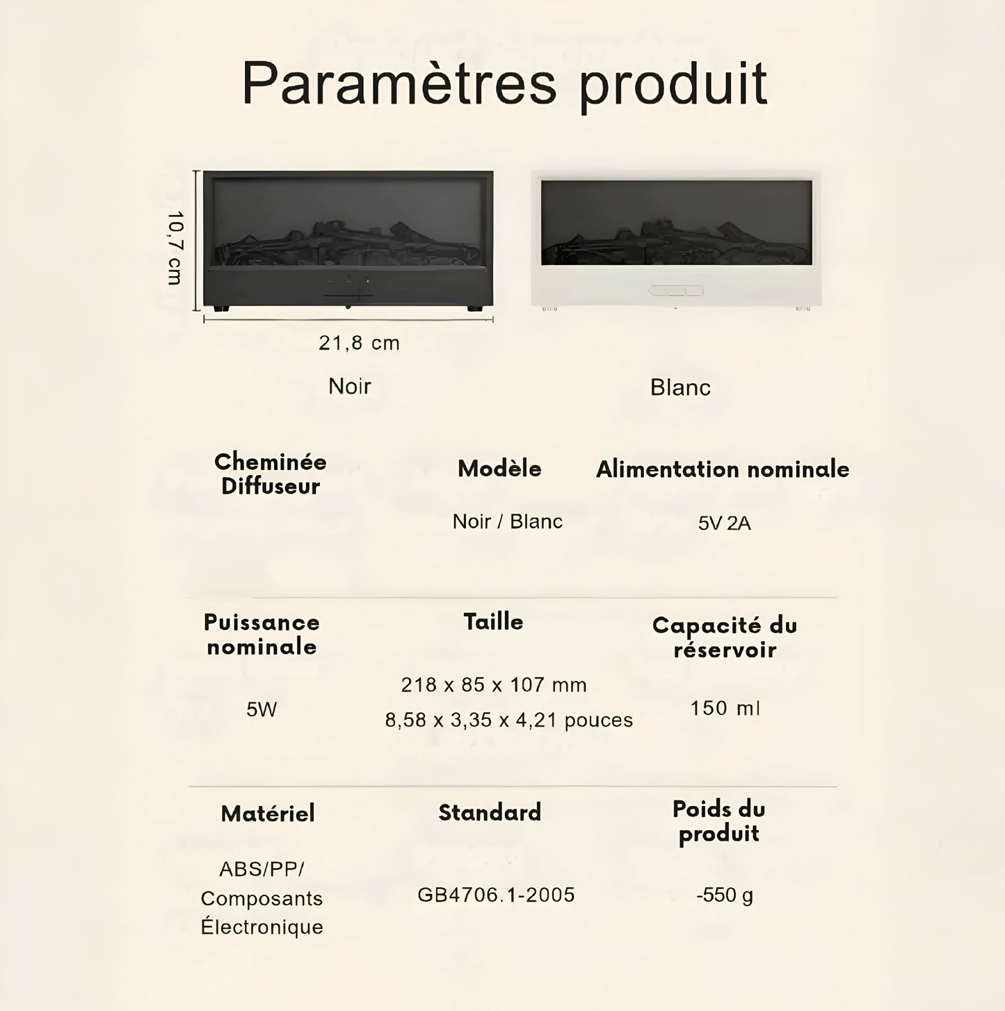 Diffuseur Cheminée Aromatique Oralysse